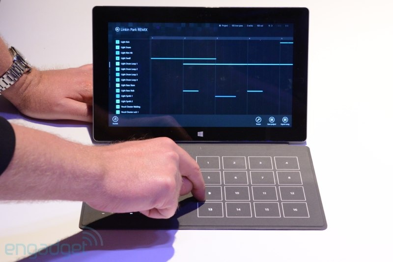 surface music control cover