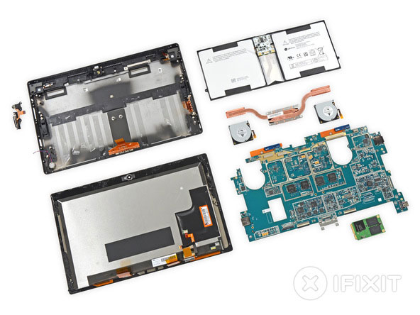 microsoft surface pro 2 teardown