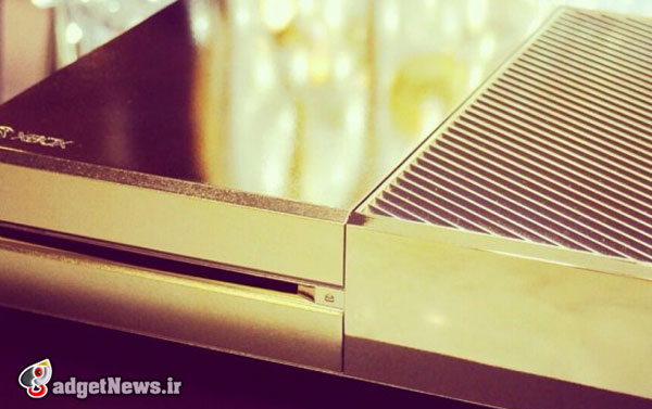xbox one plated in 24k gold