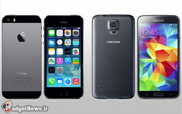 galaxy s5 versus iphone 5s