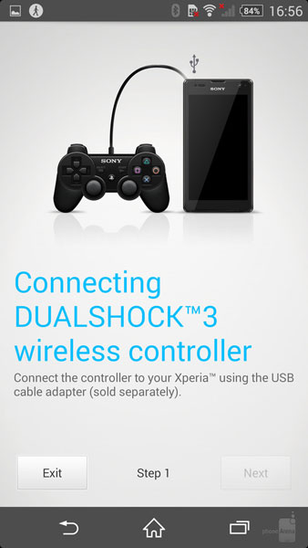 how to connect a PlayStation 3 controller to xperia smartphone