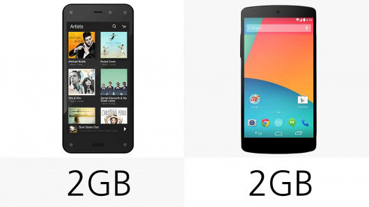 nexus 5 vs amazon fire phone