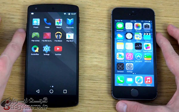android l vs ios 8