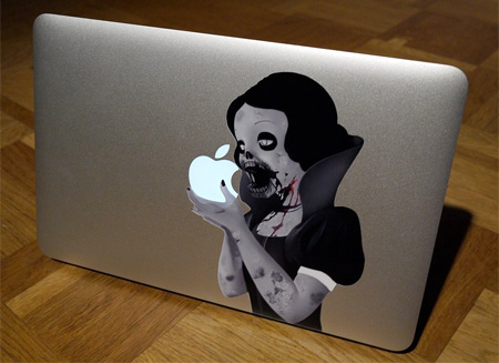 Zombie Princess MacBook Sticker
