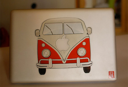 VW Bus MacBook Sticker