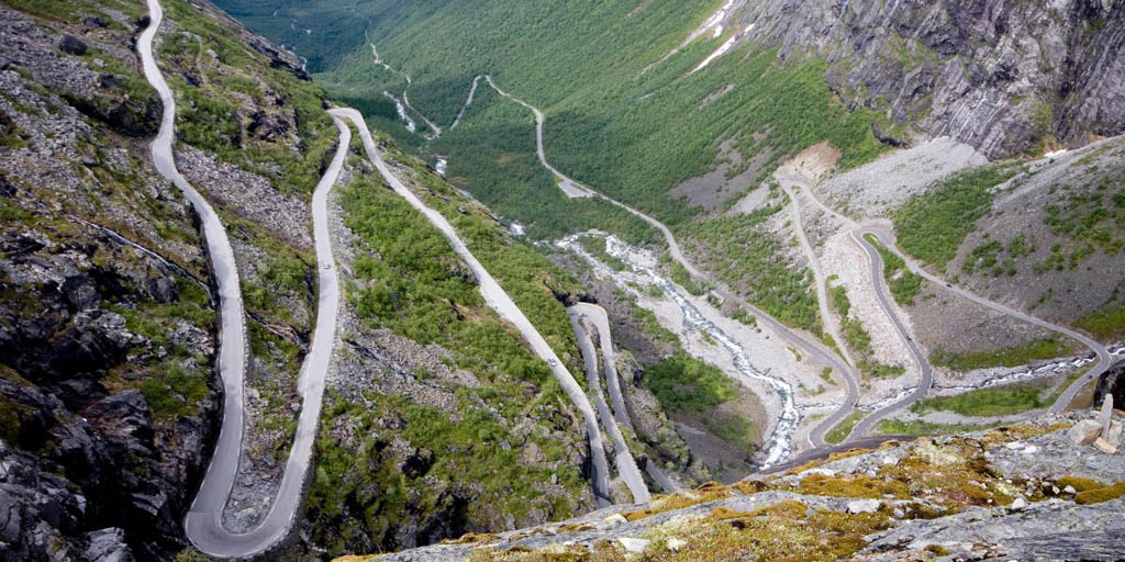 جاده ترولستیگن در نروژ
