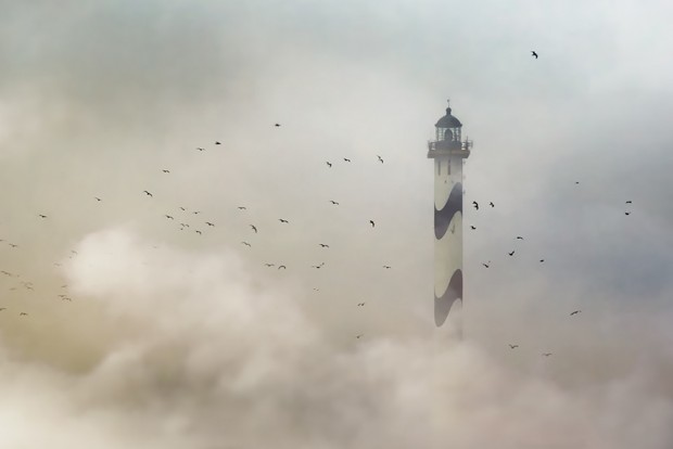 The Lange Nelle Lighthouse, Ostend, Belgium