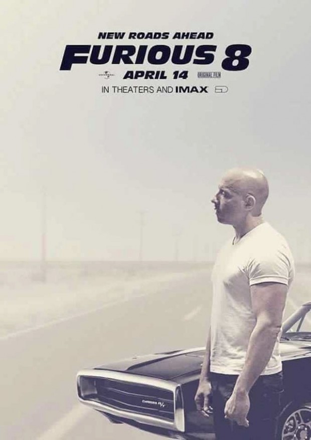 پوستر جدیدی از فیلم Furious 8 با بازی وین دیزل منتشر شد