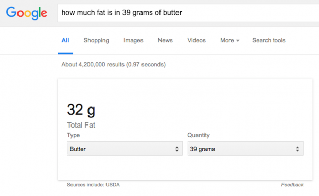 ویژگی تشخیص محتوای غذا گوگل