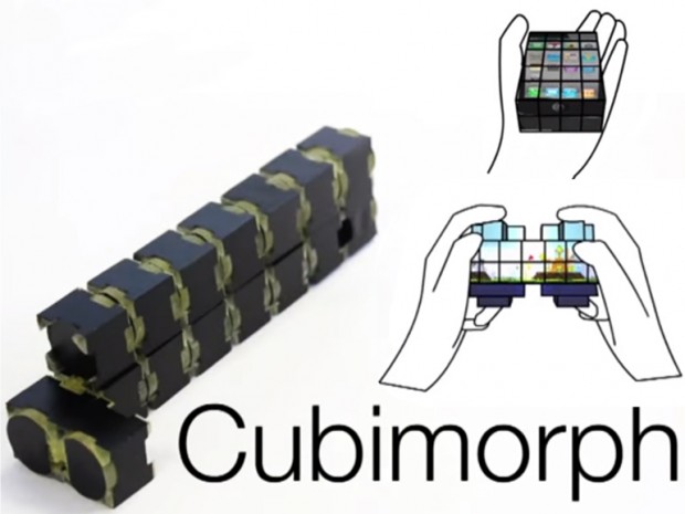 صفحه نمایش به شکل روبیک Cubimorph
