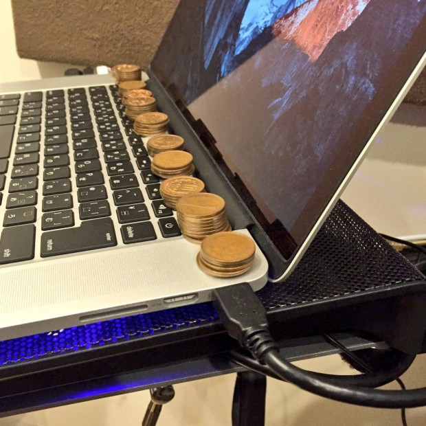 خنک کردن لپ تاپ با استفاده از سکه‌های مسی واقعا شدنی است!