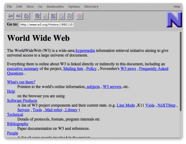 اولین وب سایت دنیا چه بود و چند سال پیش ساخته شد؟