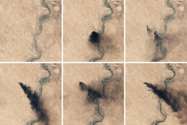 عراق و چاه‌های نفتی که ماه‌هاست می‌سوزد