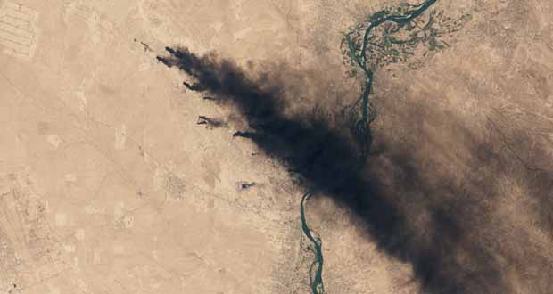 عراق و چاه‌های نفتی که ماه‌هاست می‌سوزد