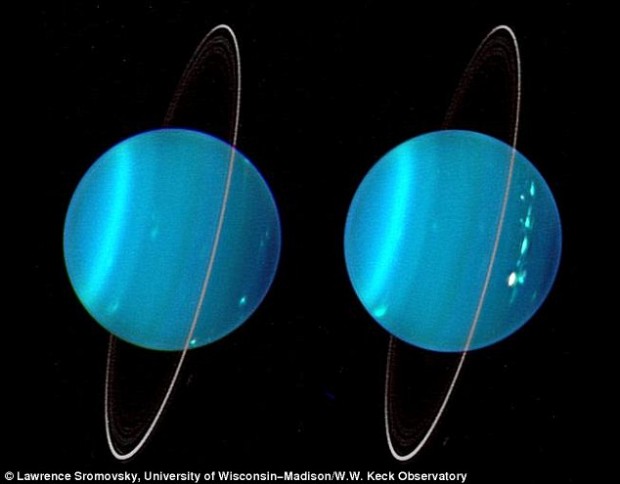 دو قمر جدید در حلقه های اورانوس