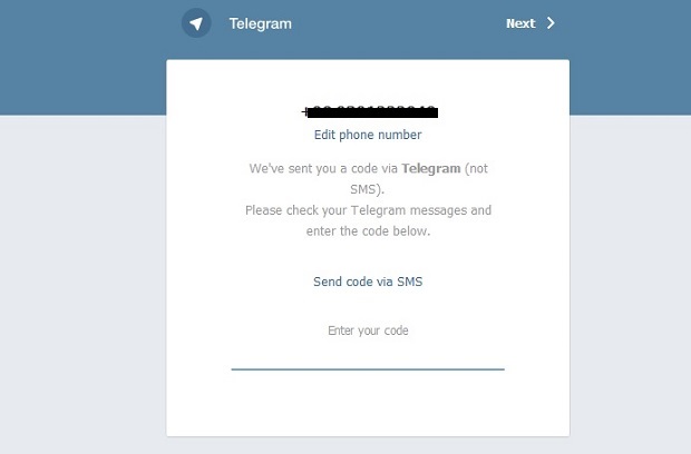 تلگرام وب