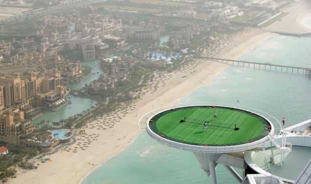 one-of-the-hotels-main-features-is-its-heliport-it-can-be-converted-into-a-tennis-court-that-hanging-650-feet-up-is-the-highest-suspended-tennis-court-in-the-world