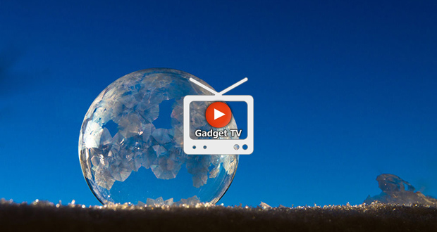 حباب های یخ زده با شکل هایی بسیار زیبا (ویدیو)
