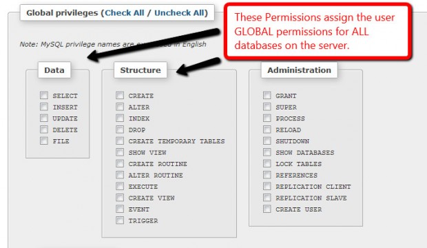 ایجاد پایگاه داده در phpMyAdmin