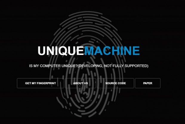 ردیابی آنلاین کاربران و شناسایی افراد با استفاده از اثر انگشت مرورگر -Unique Machine