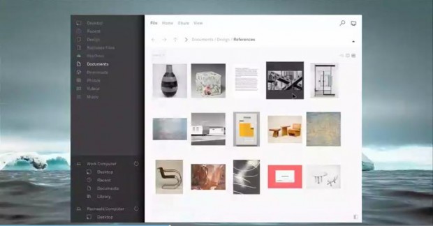 تصاویری از محیط فلوئنت دیزاین ، رابط کاربری جدید ویندوز مایکروسافت -FILE MANAGEMENT