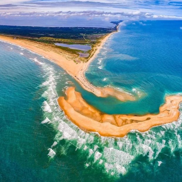 جزیره شلی: پدیدار شدن جزیره‌ای زیبا و خطرناک در ساحل شرقی آمریکا