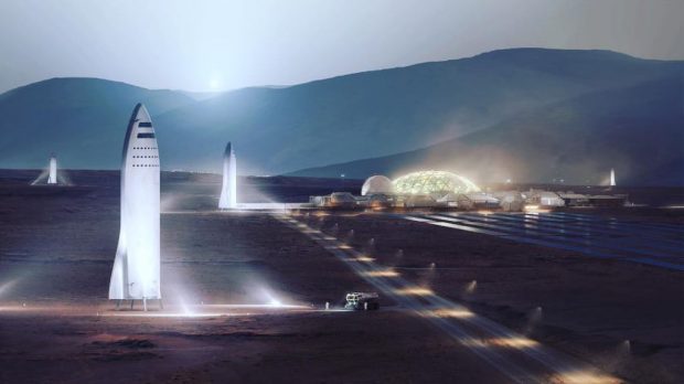 ایلان ماسک تصاویر جالبی از پایگاه ماه و شهر مریخی اسپیس ایکس را به اشتراک گذاشت