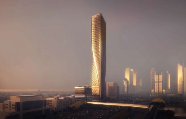برج وصل (Wasl Tower)، آسمان خراشی فوق بلند و در حال ساخت در دبی