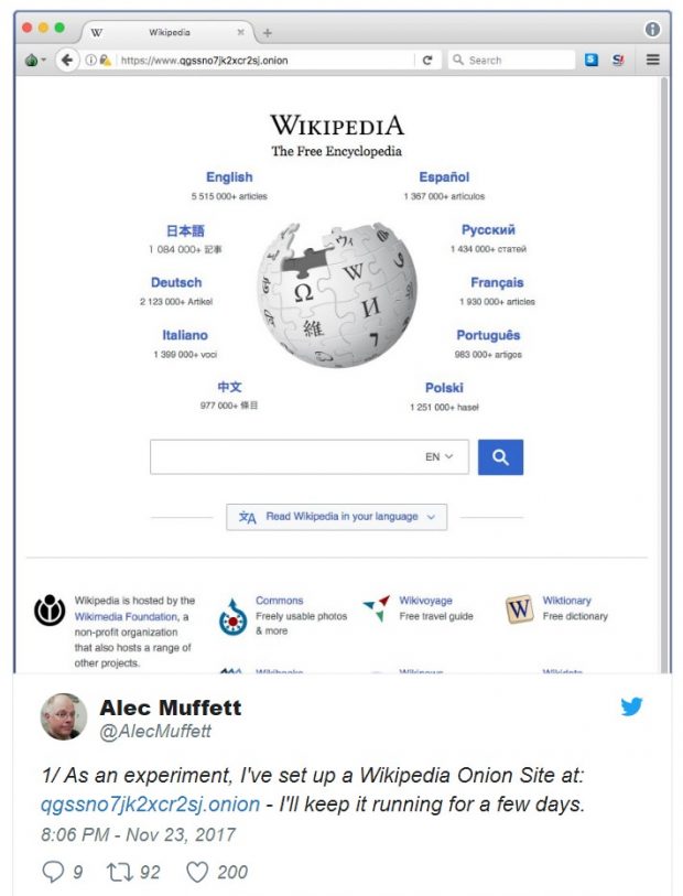 ویکی پدیای دارک وب ، راه حلی برای حفظ جریان آزاد اطلاعات