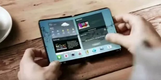 گوشی با صفحه نمایش تاشو-تکنولوژی های برتر سال 2018