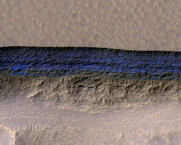 کشف صفحات یخی در مریخ
