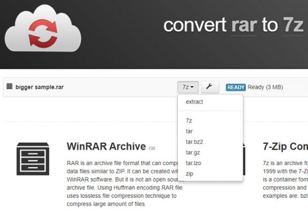 استخراج آنلاین فایل های RAR
