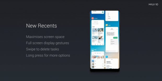 رابط کاربری شیائومی miui 10