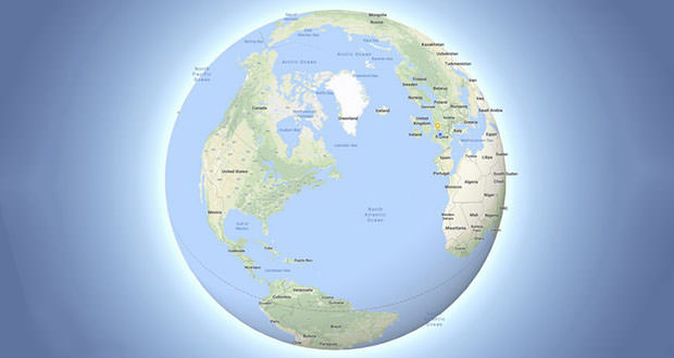 آپدیت جدید گوگل مپس با اضافه کردن حالت جدید 3D Globe Mode، کره زمین را...