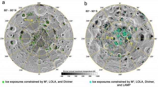 کشف آب در ماه
