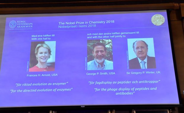 جایزه نوبل شیمی 2018