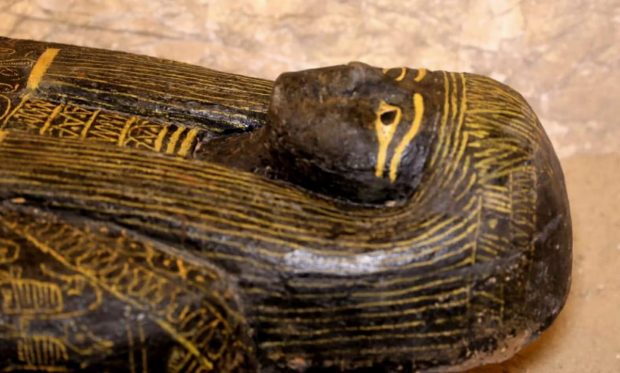 تابوت باستانی مقبره اقصر مصر