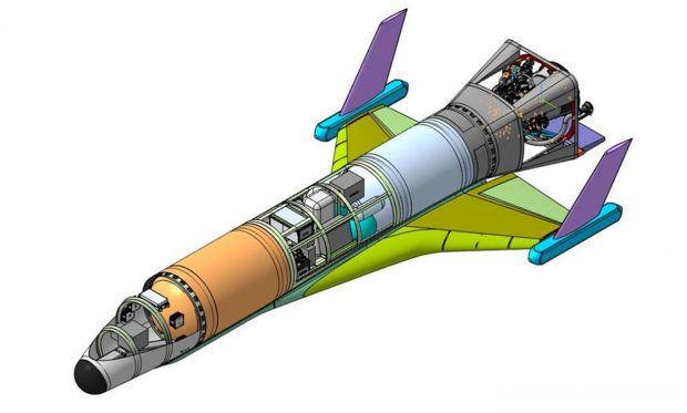 تصویری از طراحی فضاپیمای بدون سرنشین محرمانه روسیه منتشر شد