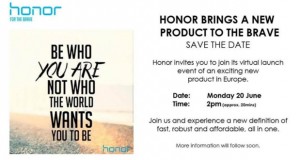 کنفرانس Honor برای رونمایی از محصول جدید در آخرین روز خرداد برگزار می‌شود
