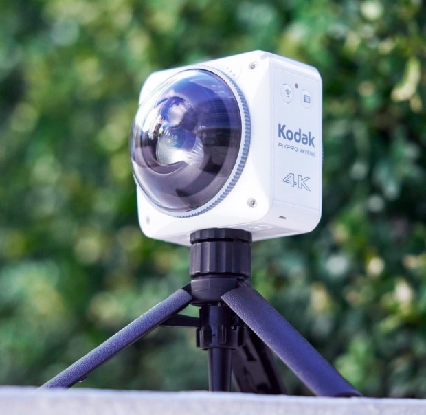 دوربین کداک پیکس پرو 4KVR360 ؛ فیلم برداری 4K و 360 درجه با دو لنز