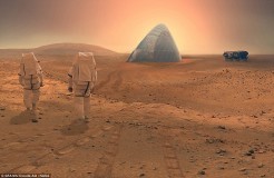 خانه های یخی در مریخ