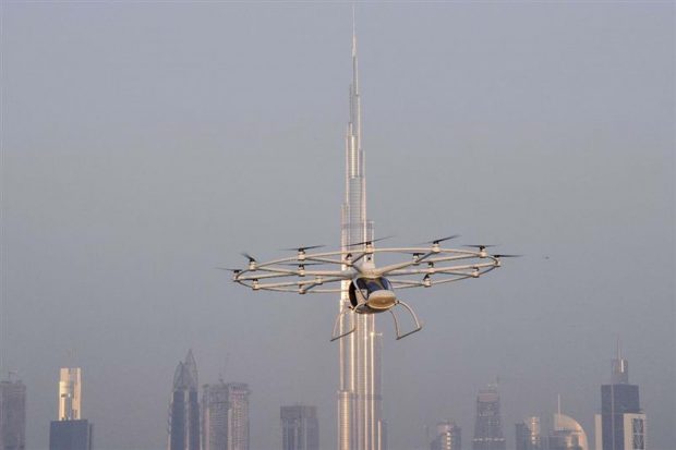 ولوکوپتر :‌ نخستین تاکسی پرنده خودران جهان در شهر دبی