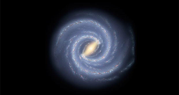 اندازه کهکشان راه شیری