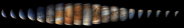 تصاویر جدید سیاره مشتری ؛ شگفتی‌های این غول گازی از دید فضاپیمای جونو
