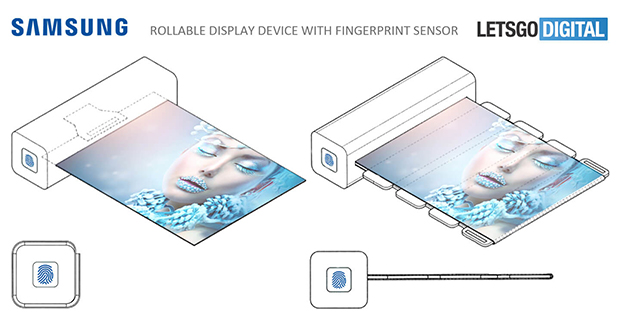 سامسونگ پتنت صفحه نمایش رول شونده خود را به ثبت رساند