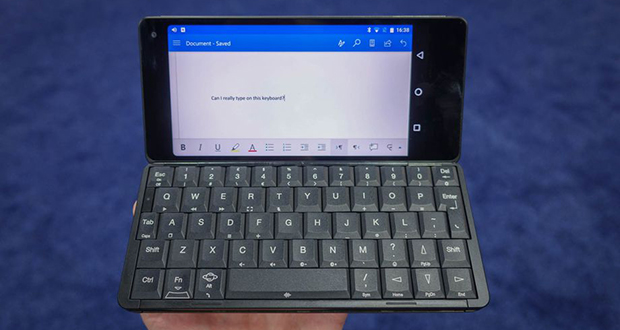 لپ تاپ جمینی (Gemini) معرفی شد؛ لپ تاپ کوچک اندرویدی با ظاهری مشابه Psion