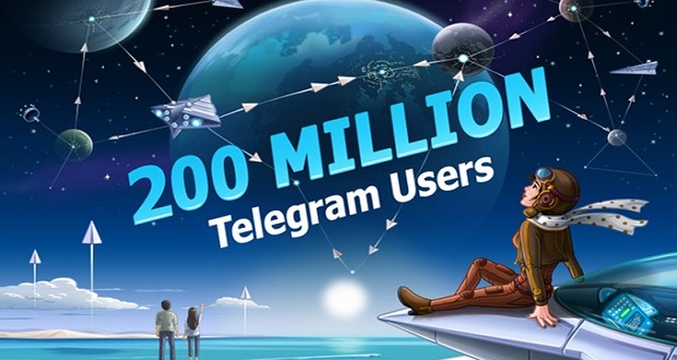 تعداد کاربران فعال تلگرام