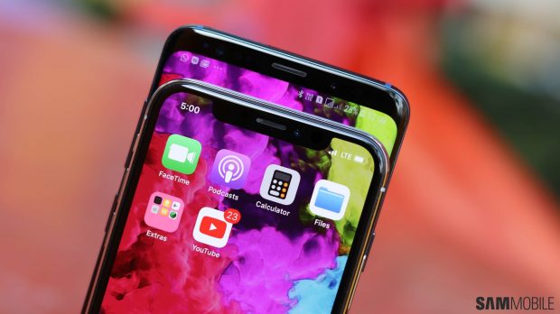گلکسی اس 9 پلاس و آیفون 10