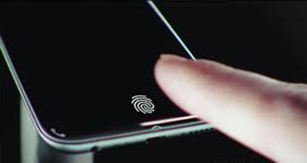 اسکنر اثر انگشت زیر نمایشگر اپل