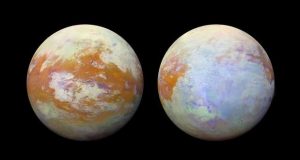 قمر تایتان سیاره زحل